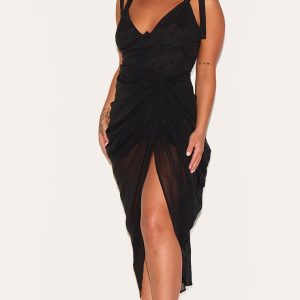 Robe de  soirée en soie